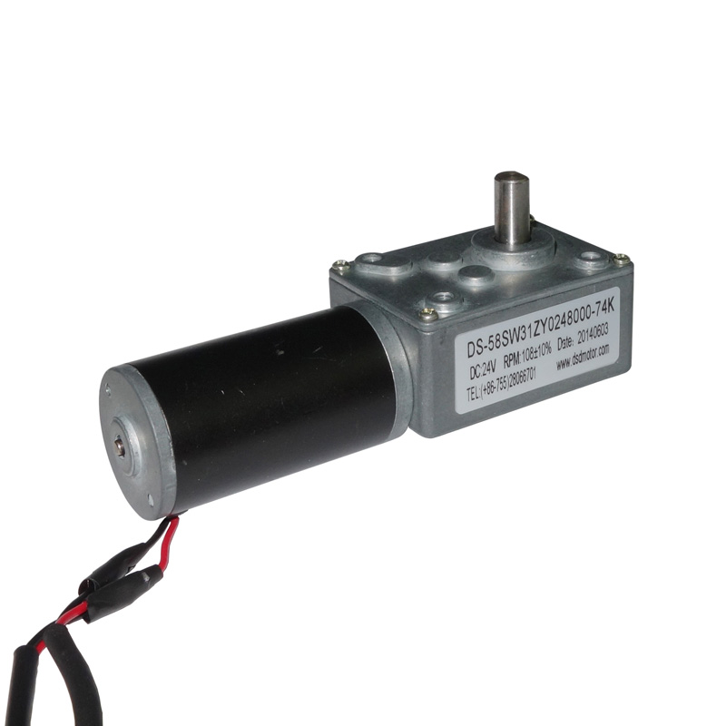 right angle dc square worm gear motor for bbq rotisserie motor